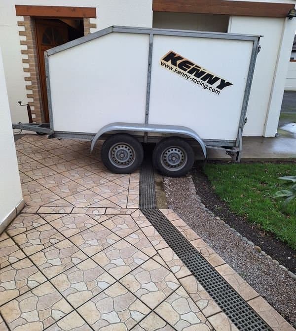 Remorque double essieux