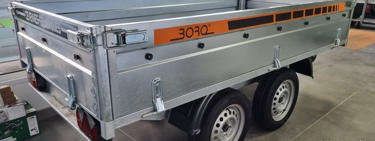 Remorque plateau 250x150 double essieu ptac 500kg