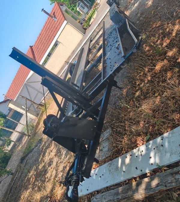 Remorque porte voiture basculante