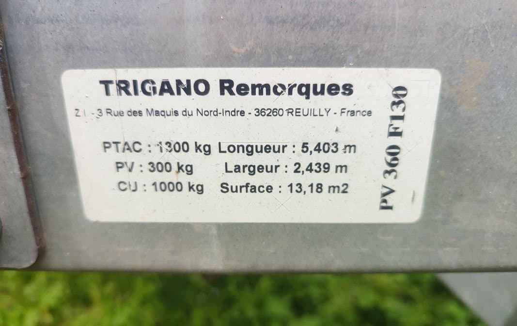 Remorque plateau 3