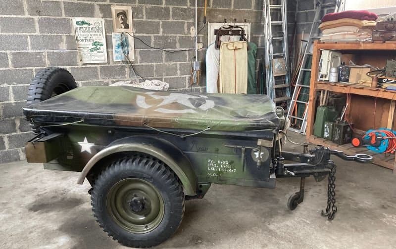 Vend remorque jeep willys