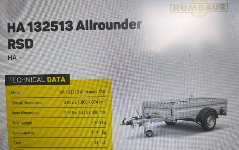 Remorque moto quad HA 132513 AllRounder 2