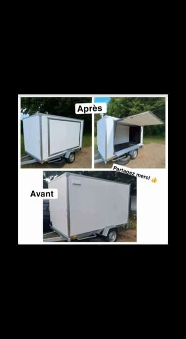Ouverture de panneau foodtruck