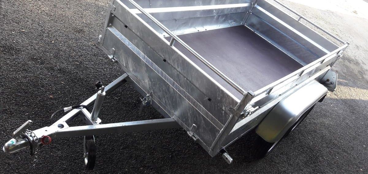 Remorque ROBUST 2M50 2essieux 750Kg ridelles renforcées NEUVE