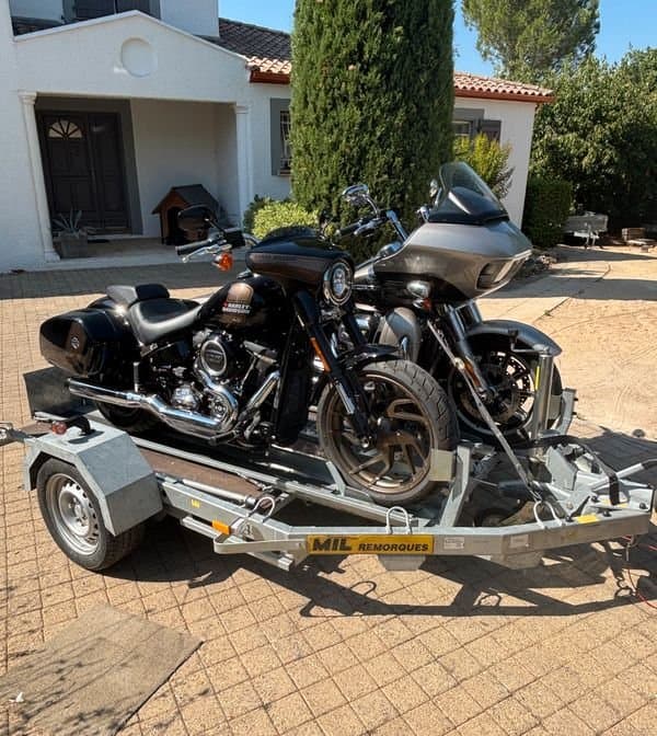 Remorque porte moto MIL 3