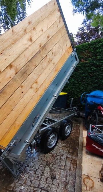 Remorque lidder 2t5 hydraulique