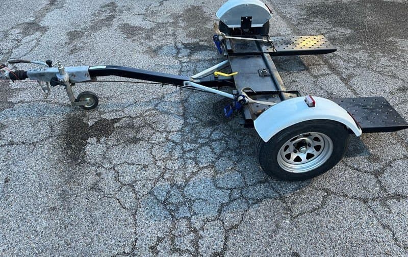 Car Dolly, porte, voiture professionnelle articulé et freiner, équipée complet avec ses deux rampes, roue jockey