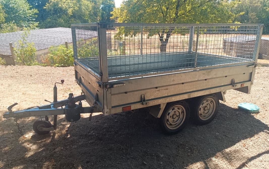 Remorque lider 35560 double essieux 750kg