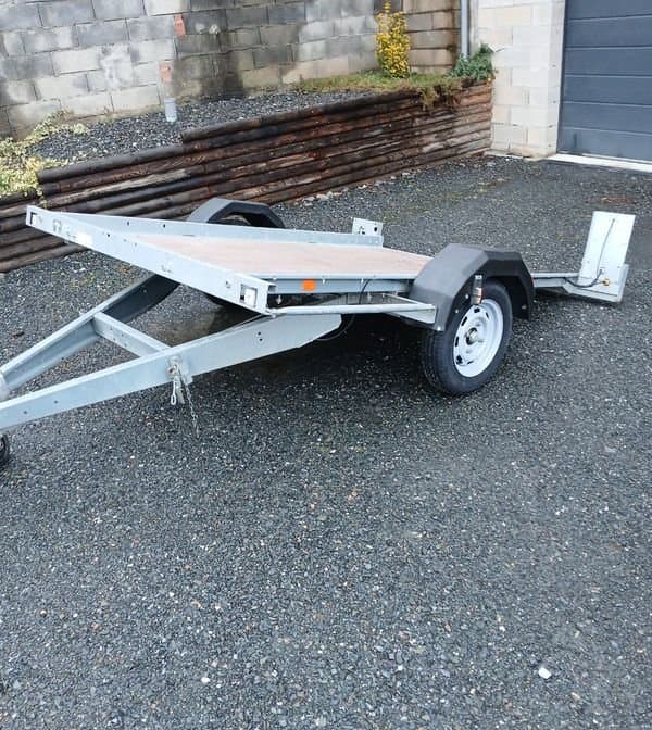 Remorque plateau basculant 750kg 3