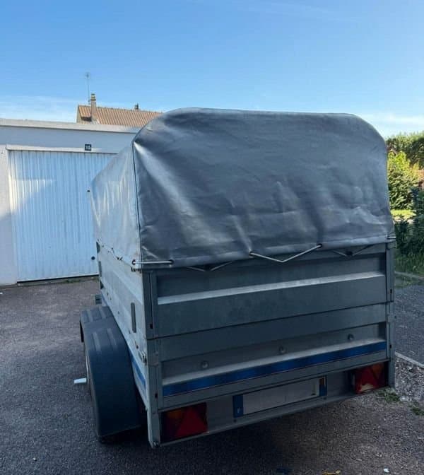 Remorque TRIGANO double essieu - PTAC 500 kg 2
