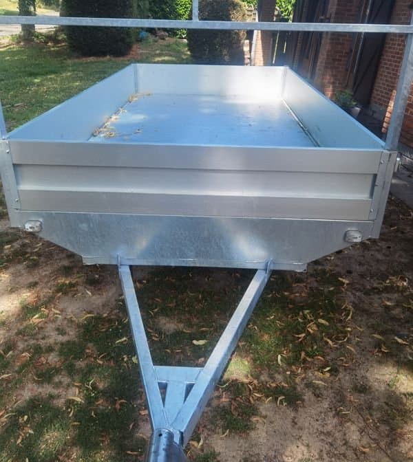 Remorque double essieux aluminium