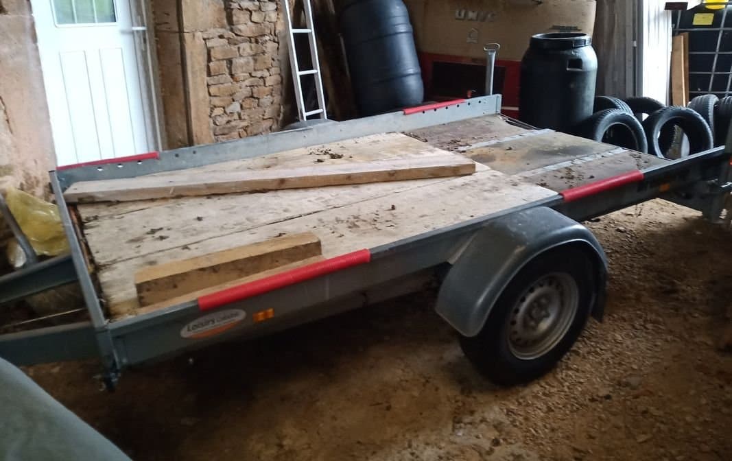 Remorque plateau 1500 kg