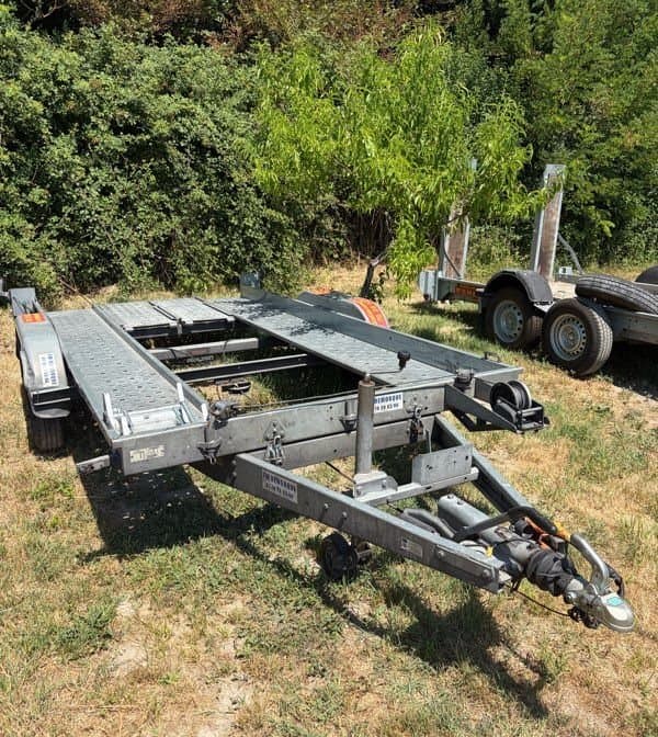 Porte voiture 2500kg plateau