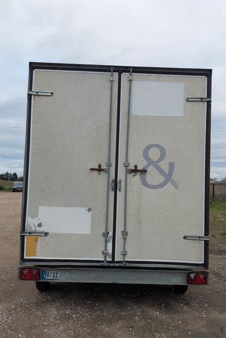 Rare Remorque Fourgon moins de 750kg 2